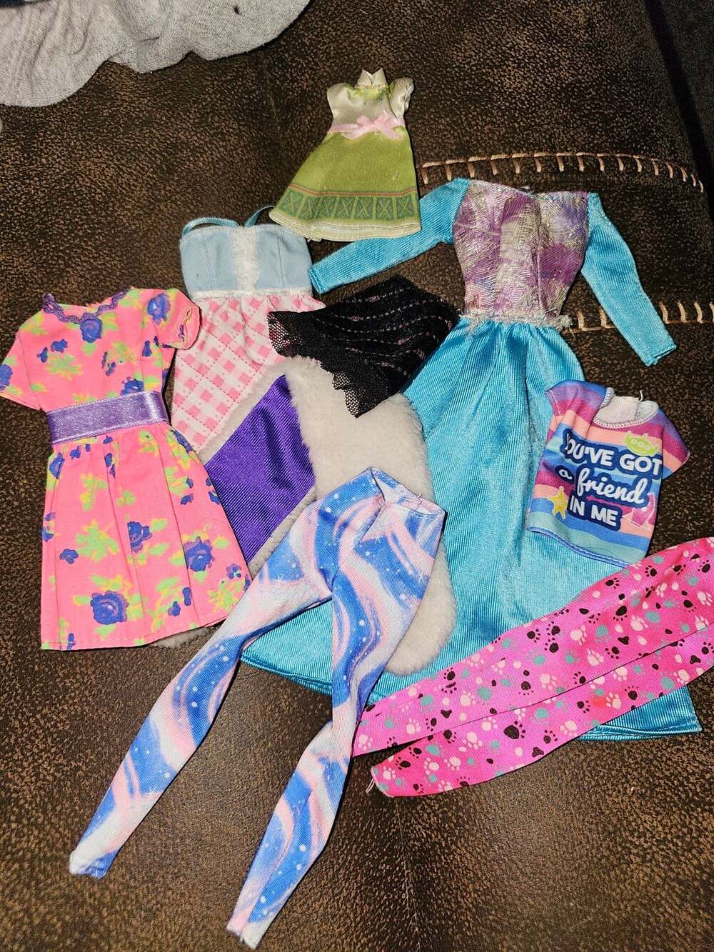 Lot of Vintage Barbie Doll Clothes Dresses and Outfits
